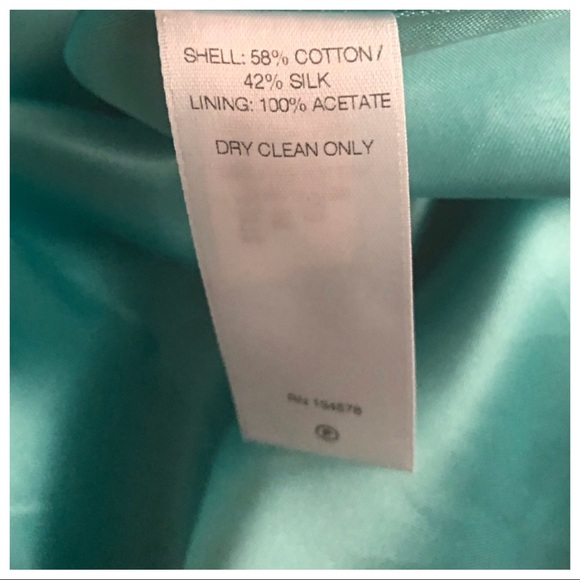 VINEYARD VINES ICE BLUE SILK SKIRT NWOT - Picture 3 of 6